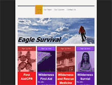 Tablet Screenshot of eagle-survival.com